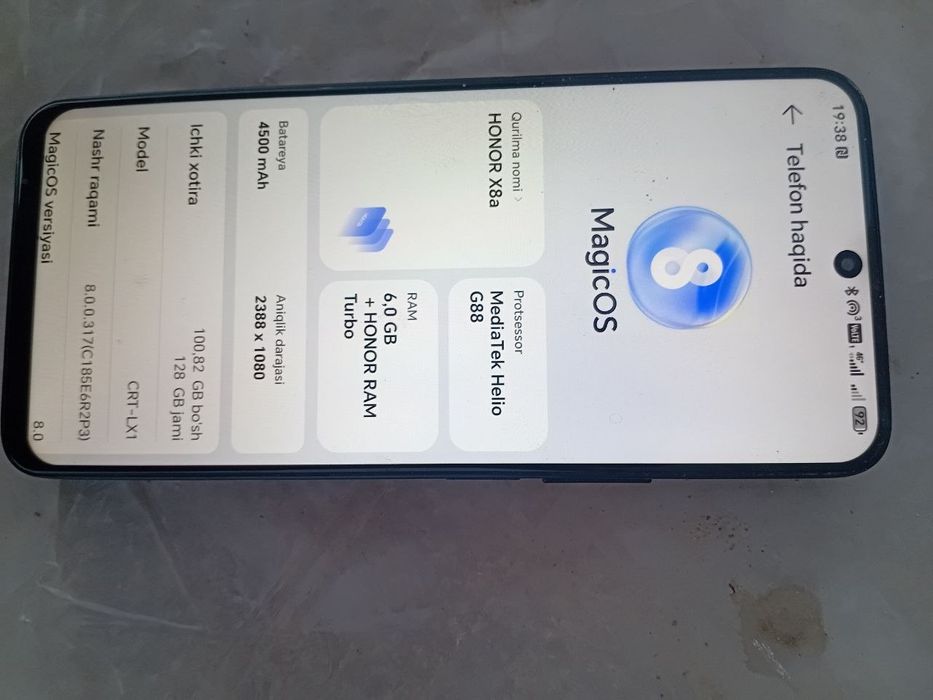 Honar x8A sotiladi