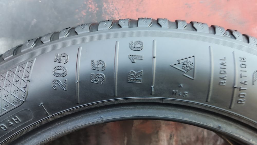 2бр. зимни гуми 205/55/16 Kleber Krisalh HP3 
dot23