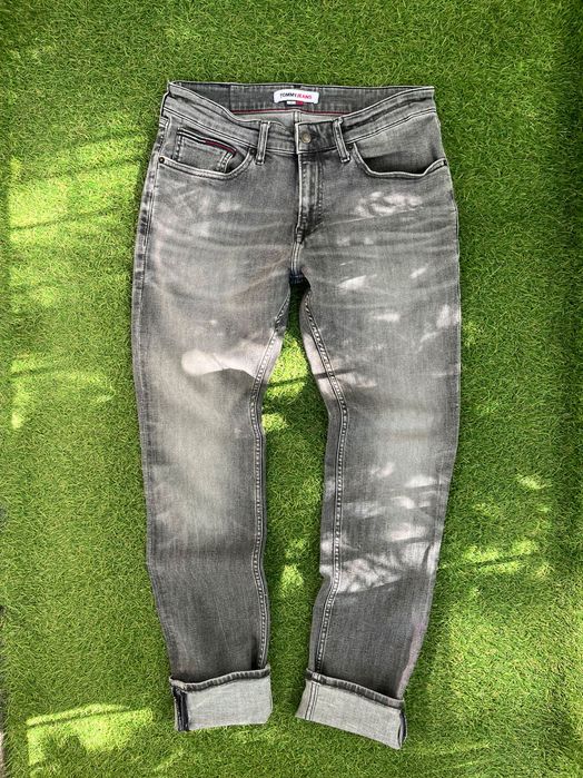 Мъжки дънки : TOMMY JEANS Scanton Slim Faded Black Jeans