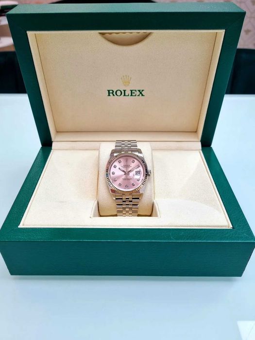 rolex Datejust 36mm Pink/розов