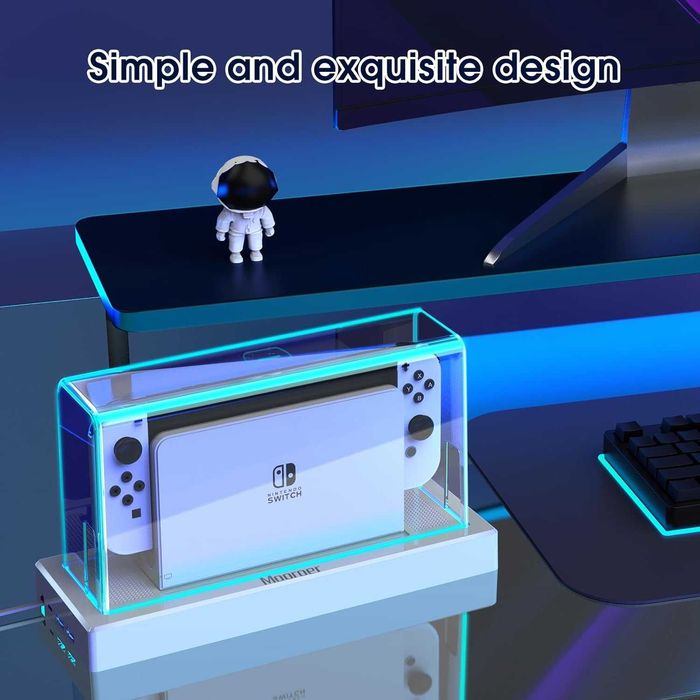 Калъф за докинг станция Mooroer с 16  цвята  за Nintendo Switch/OLED