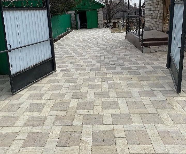 Брусчатка, тротуарная плитка, поребрик