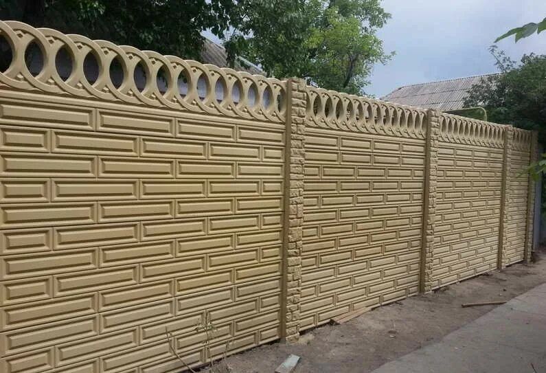 Глянцевые Евро заборы