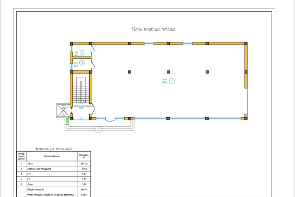 Сдается 1 этаж  260 кв.м.,ул. Шота Руставели первая линия, у дороги