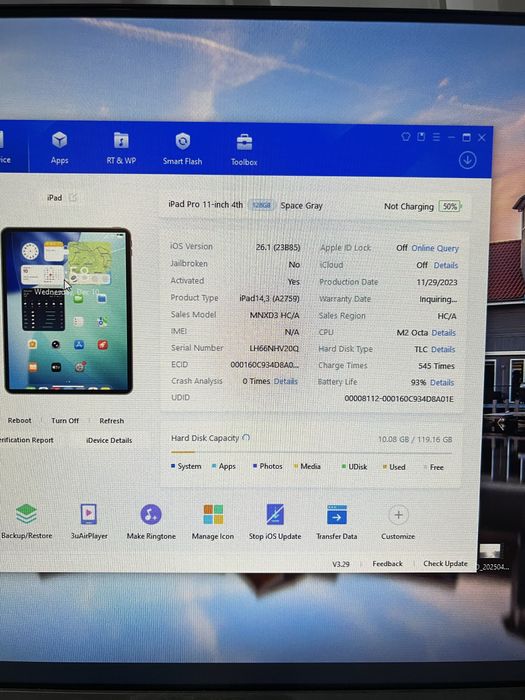 iPad Pro 11 inch/ gen 4 – 128 GB la cutie