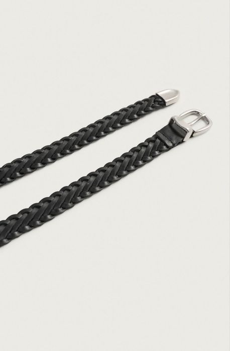 Кожаный плетеный ремень Zara