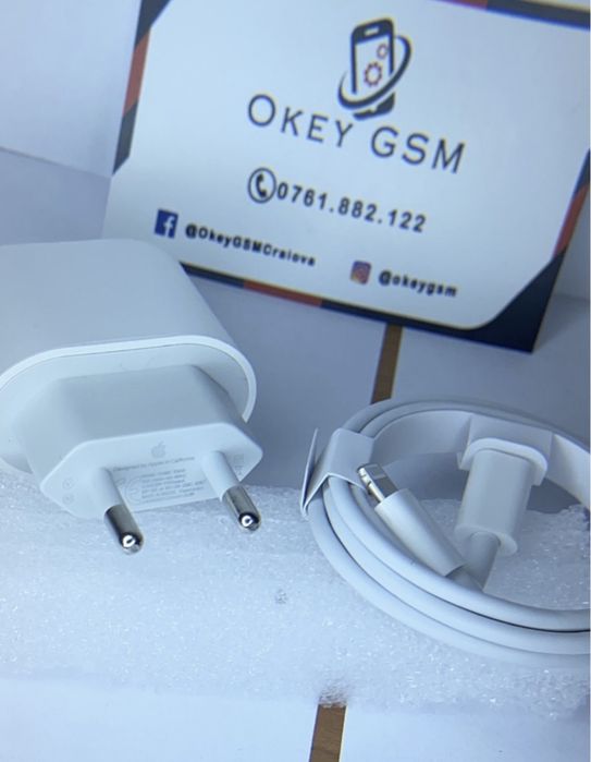 Incarcator Original Fast Charge iPhone 11 12 13 14 15 16 Pro Max Mini