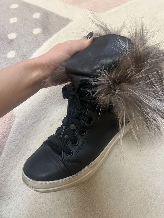 Дамски боти/ботуши от естествена кожа