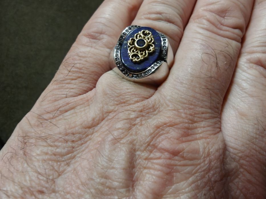 Мъжки сребърен пръстен 925