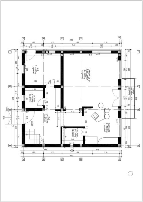 Casa cu teren generos 1250 mp