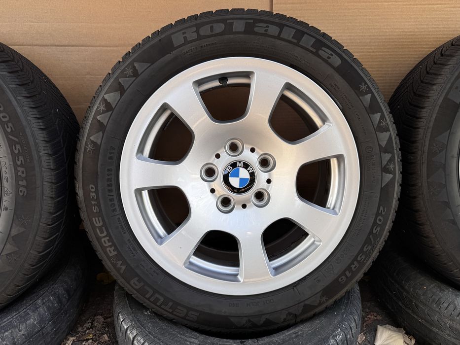 16” 5x120 7j ET20 с нови зимни гуми 205/55/16 Дот 25
