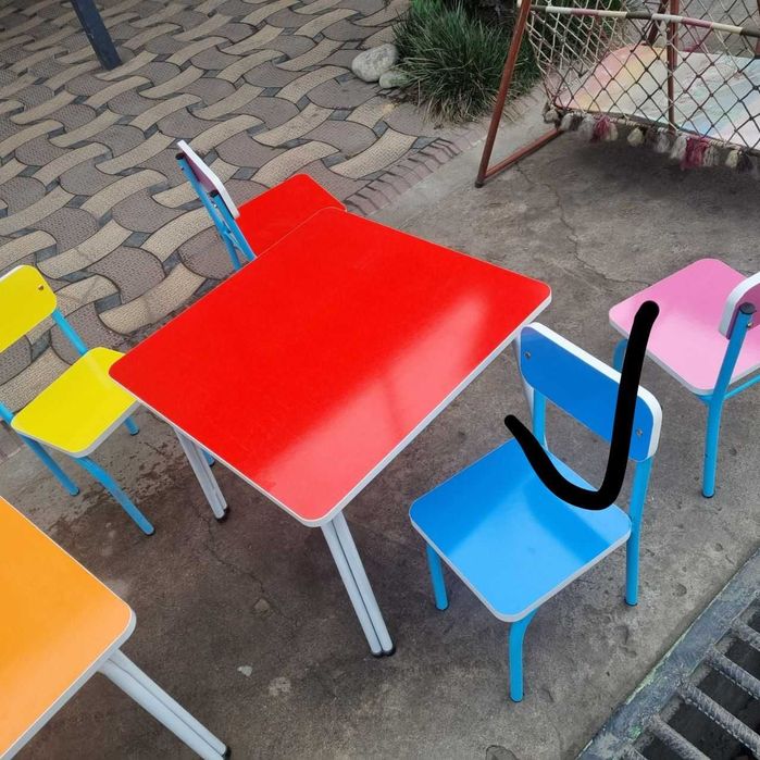 Детский стул. метал карказ. Описанияни укинг!