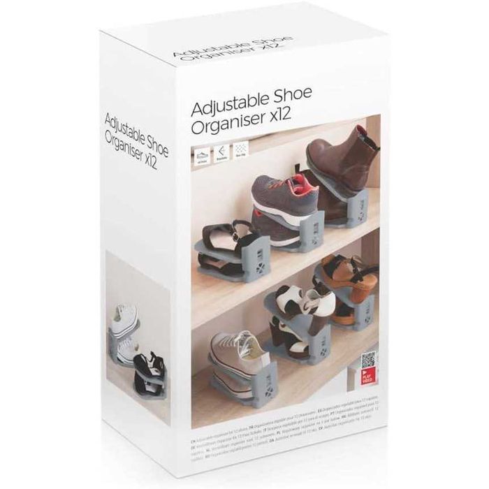 6x Organizator suport pantofi reglabil dublarea spatiului depozitare