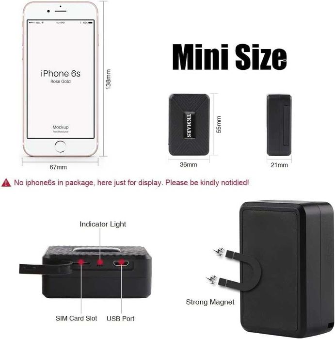 GPS тракер TKMARS 25 дни автономност