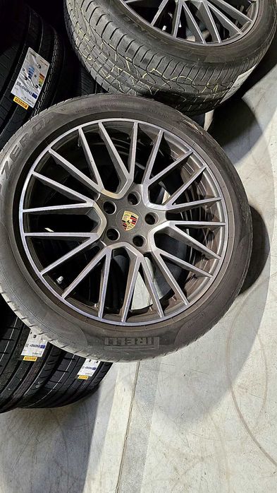 Set roți originale Porsche Cayenne Coupe 21” OEM Pirelli PZero 2000 km