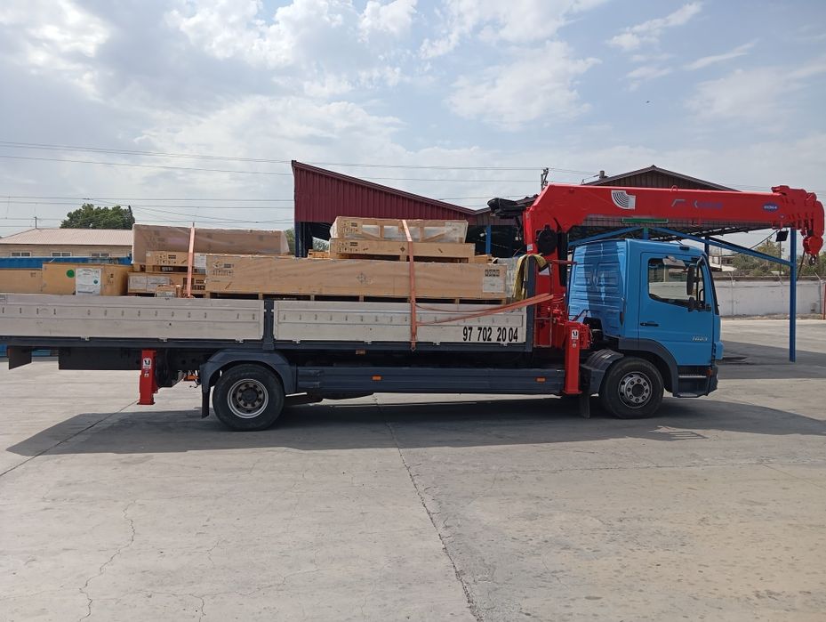 Manipulyator xizmati kran 7 tonna, mashina 10 tonna