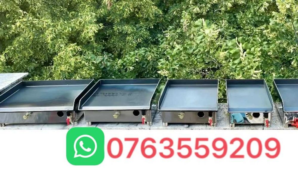 Plită/gratar profesional pe gaz