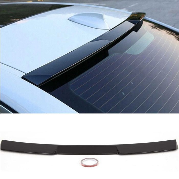 Eleron Lip Luneta Geam BMW Seria 3 G20 M3 M4 G80 VStyle, Negru Lucios