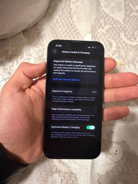 Iphone 13 zor holatda