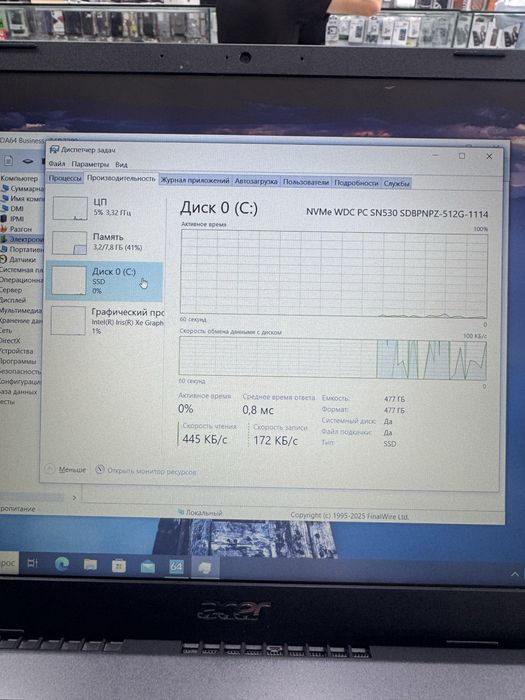 Acer aspire i5-1135G7 8/512 15.6 FHD