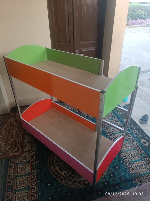 Детская двухъярусная кровать. Ikki qavatli bolalar karavoti.