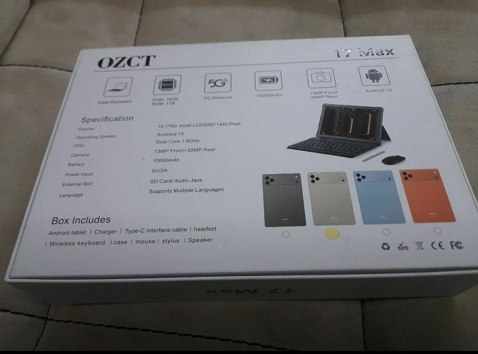 17 pad pro jiaenova-planshet arzon ochlmagan
