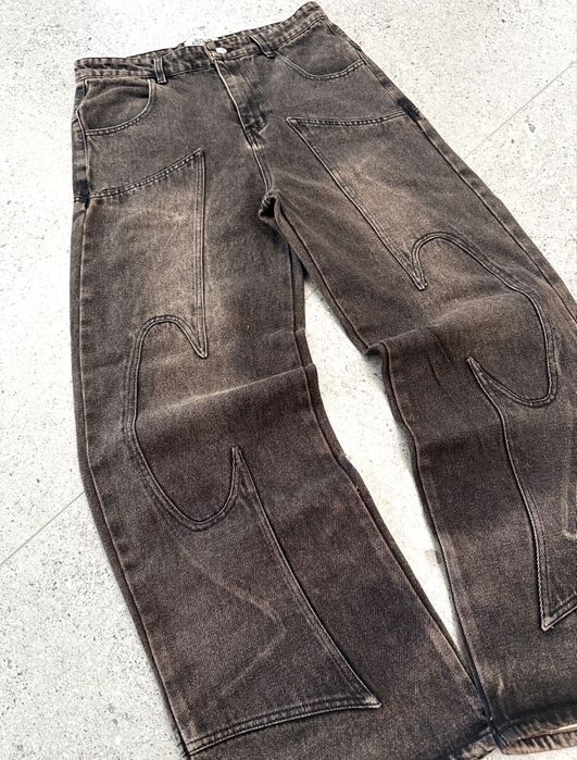 Vescartes embroidery jeans / дънки с бродерия