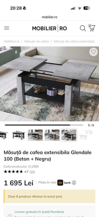 Vand masa extensibila