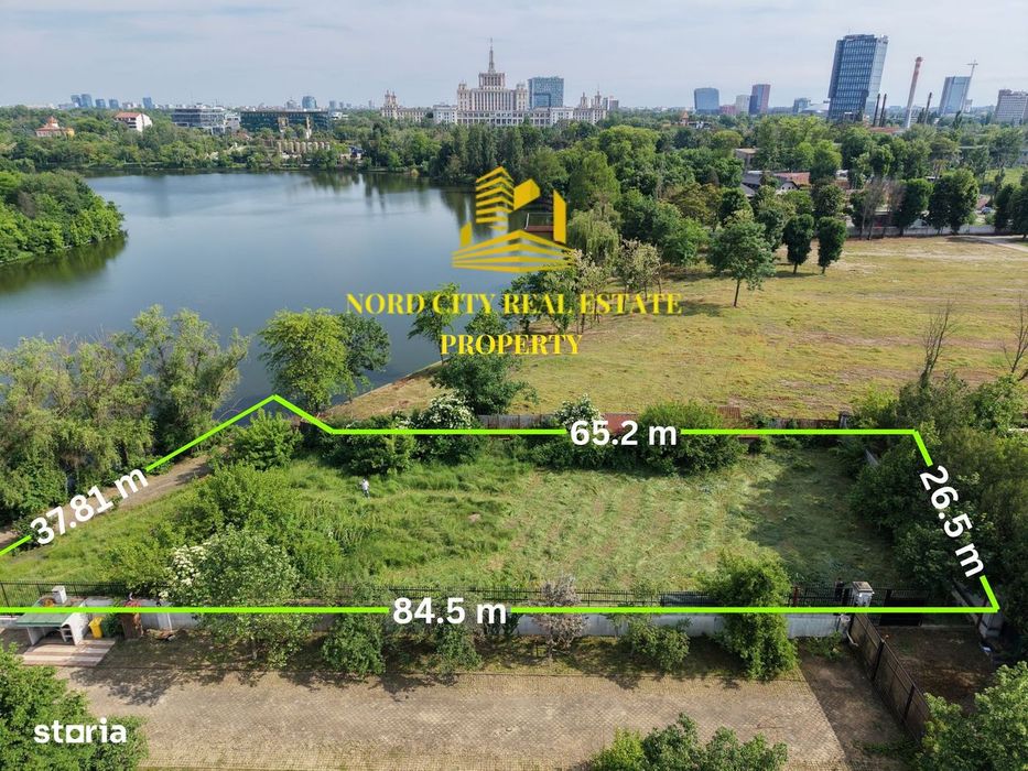Teren Baneasa - deschidere la lac - ideal vila - premium- 2000 mp