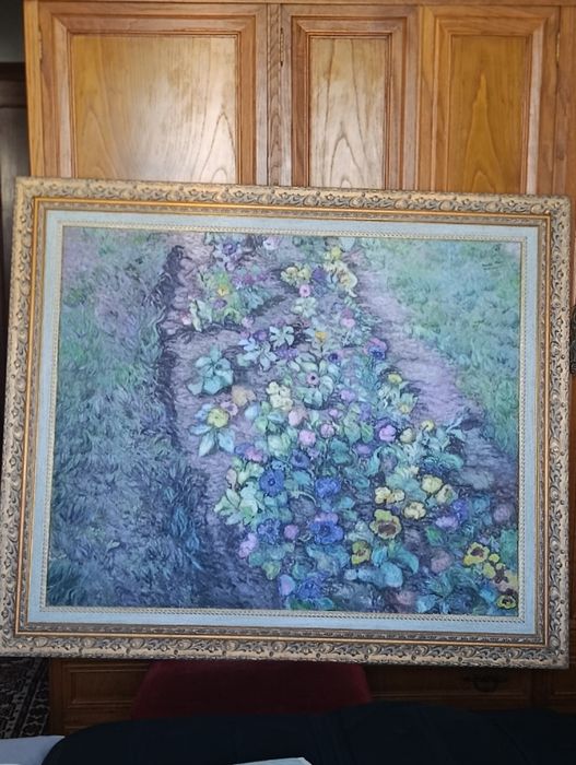 Голяма маслена картина  сигнирана