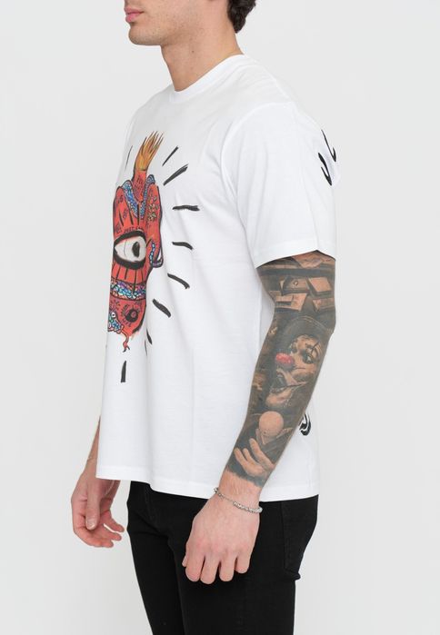 Мъжка тениска Just Cavalli logo print T-shirt organic