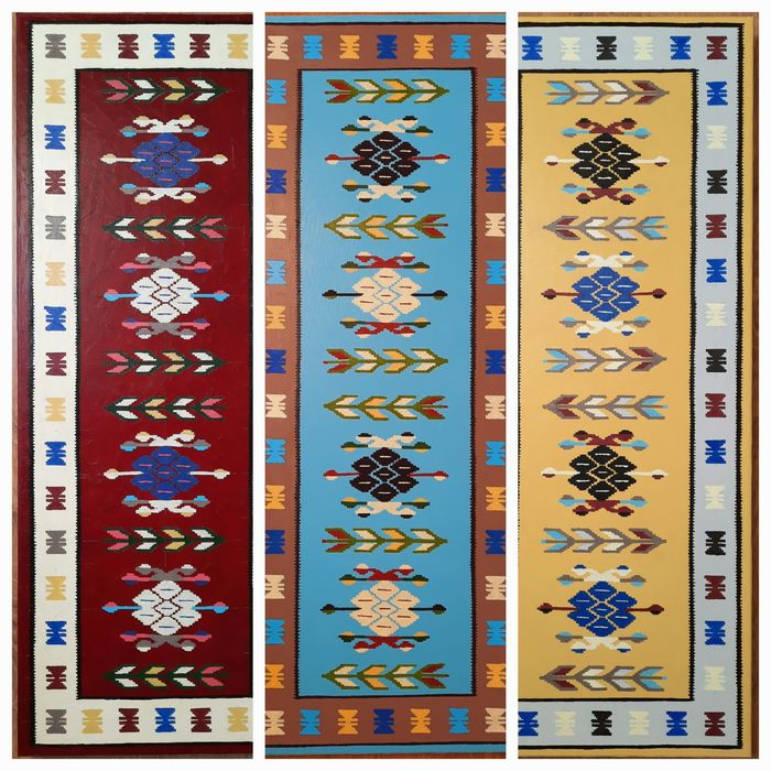 Tablouri moderne, pictate in vopsele de ulei.