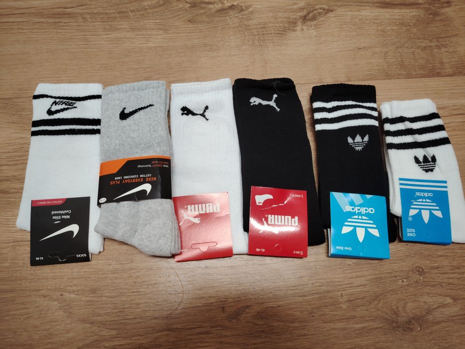 Къси и дълги чорапи на Адидас,Nike,СК,Пума