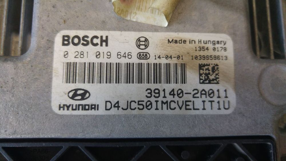 calculator motor  hyundai ix20 1.6 crdi d4fb 2014 39140-2a011 0281019646