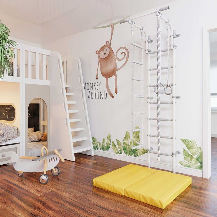 Шведская стенка Romana DSK 4 + мат в 2 сложения