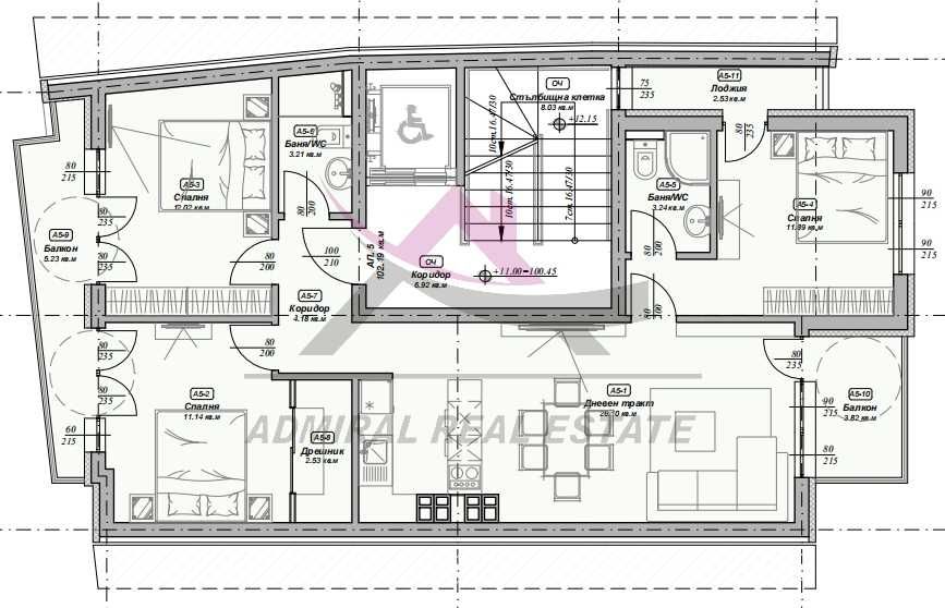 Продава се Четиристаен апартамент в Варна, Цветен квартал - 140 кв.м за 1798 €/кв.м - Снимка #2
