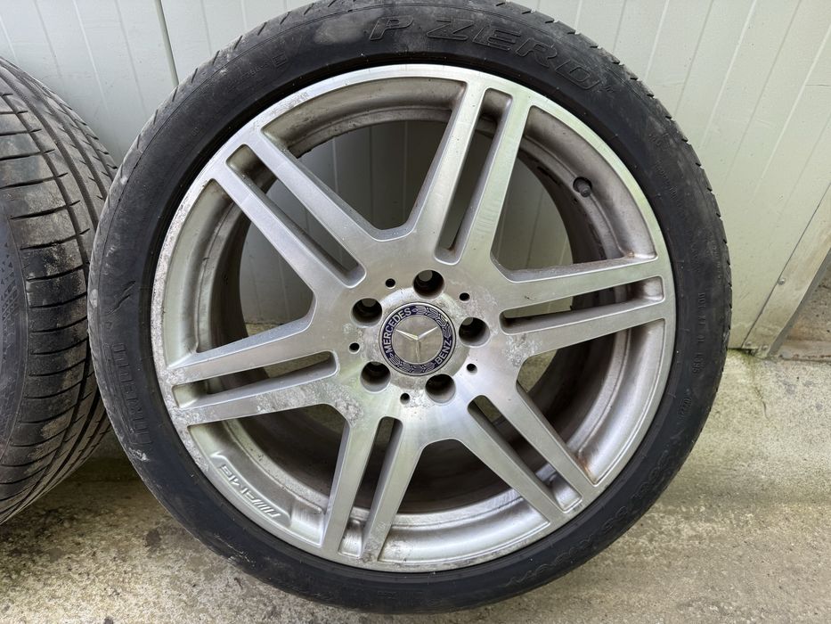 4 бр оригинални джанти 18ки спорт пакет Mercedes W212 AMG с нови гуми