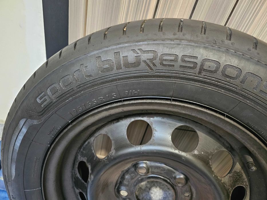 Стоманени джанти с гуми 15 цола 5х120 за BMW