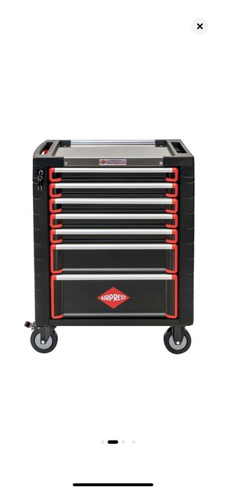 Dulap profesional echipat cu scule Airpress, 217 piese