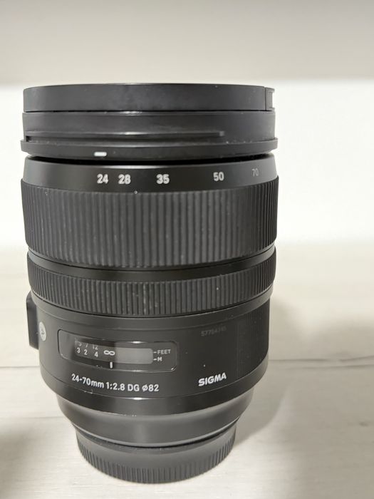 Obiectiv sigma 24-70 montura canon