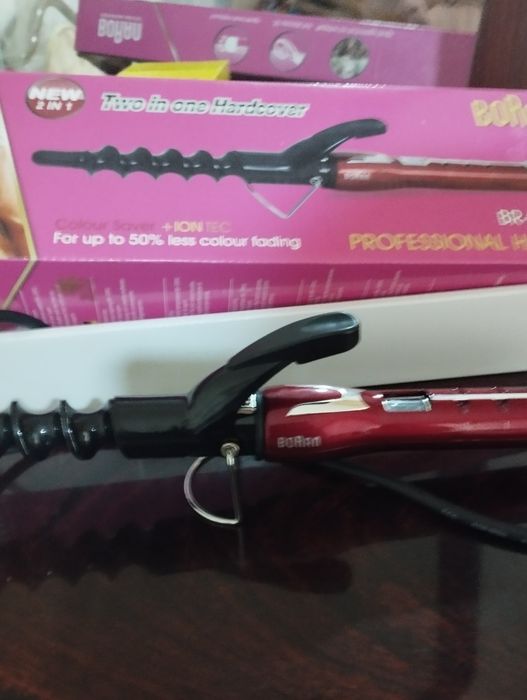 Плойка  Soch uchun.BORAN  2in 1  professional hair stick идеально  80-