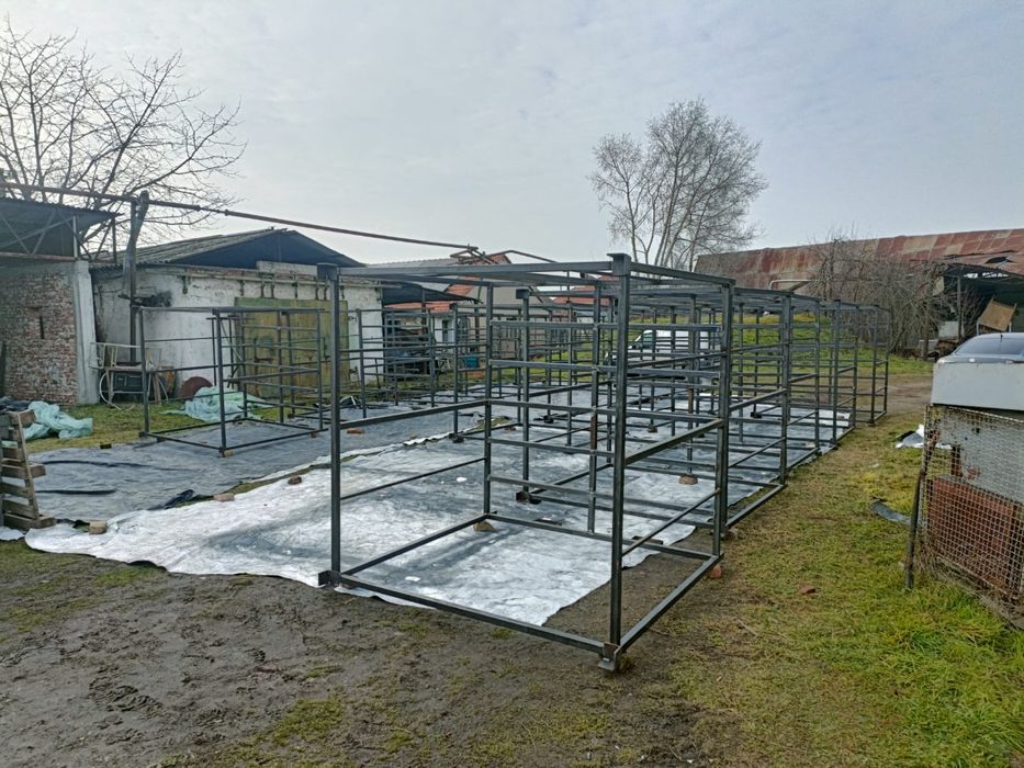 Boxpaleti metalici industriali depozitare textile/marfa diversa