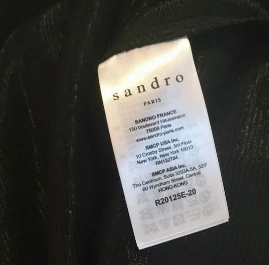 Малка черна рокля Sandro