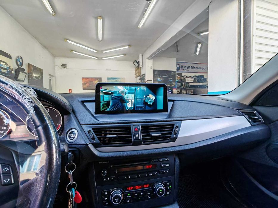 Навигация с ANDROID 14 8GB RAM 128GB HDD BMW X1 E84 10.25 инча Андроид БМВ Е84 WiFi + Apple Carplay