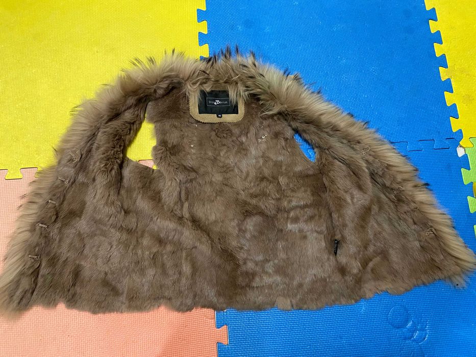 ''Style Butler''оригинален дамски елек от естествен косъм