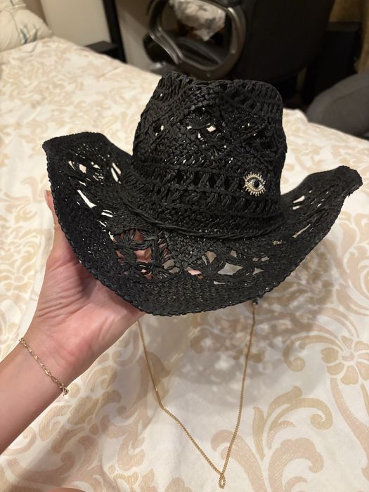 Плетена дамса шапка