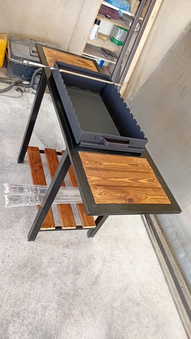 Мангал в стиле лофт