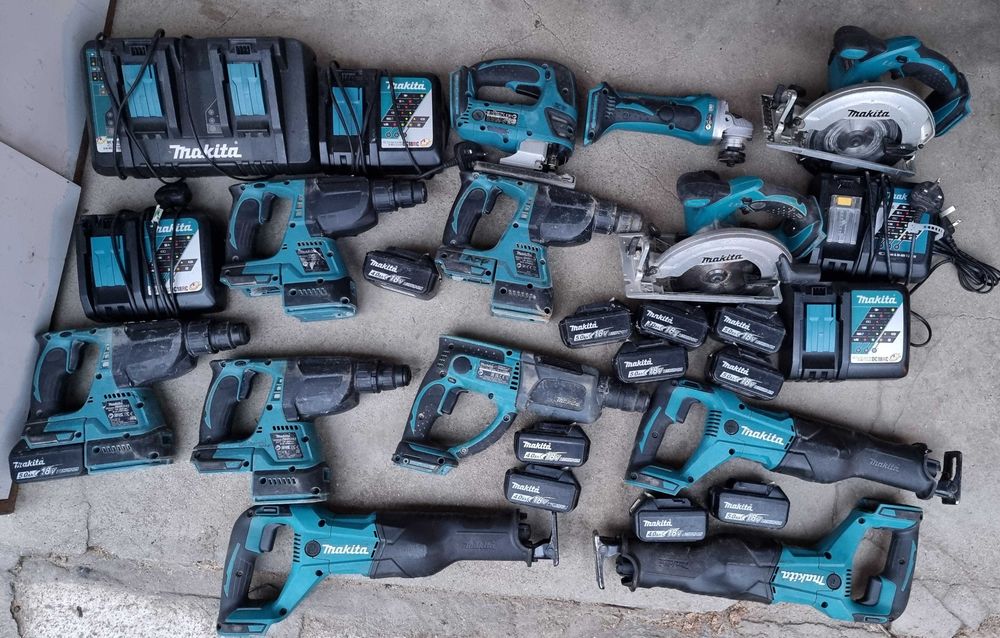 Makita, импакт, перфоратор, циркуляр , инструменти машини