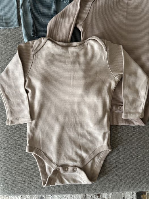 Set 4 Body maneca lunga Next, 9-12 luni