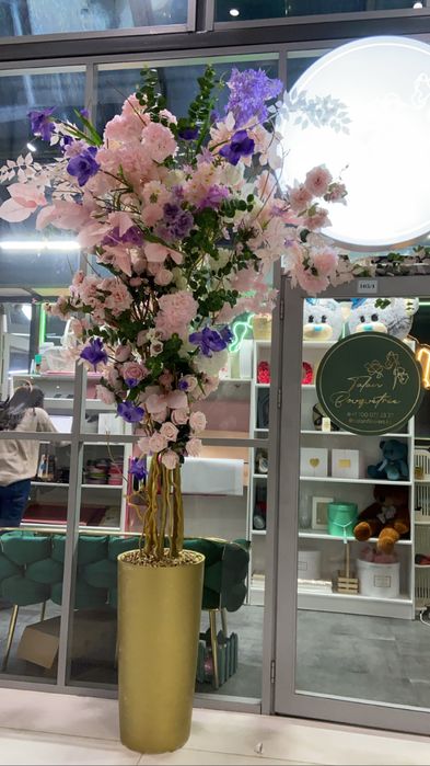 Искусственные цветы композиции букеты